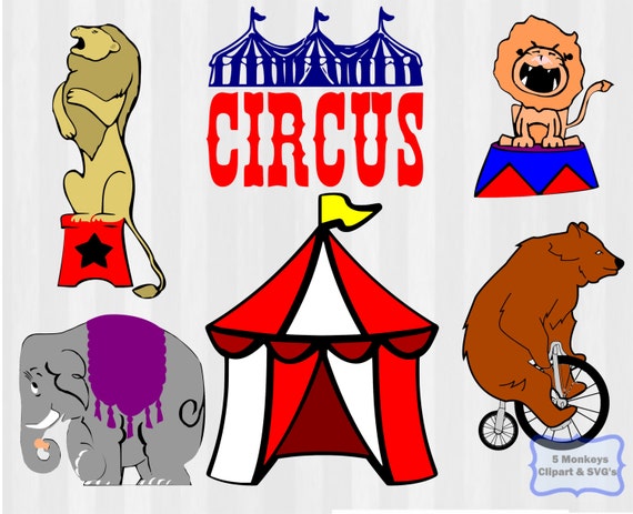 Circus SVG Circus Clipart .svg .dxf .png circus by 5StarClipart