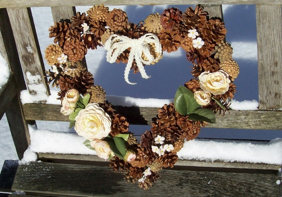 Valentines Day Pine Cone Wreaths | Valentine's Day Wikii
