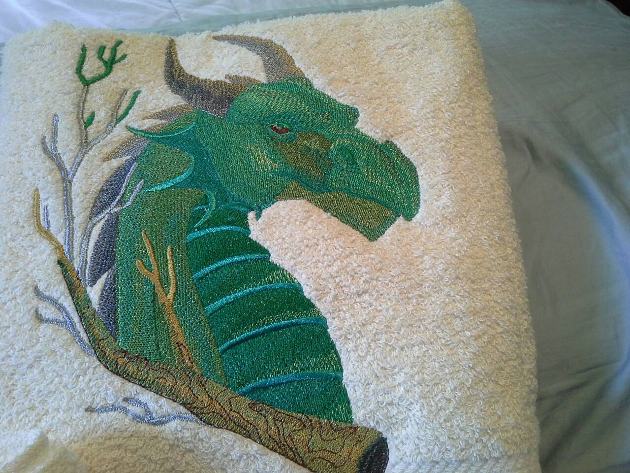 Dragon towel set