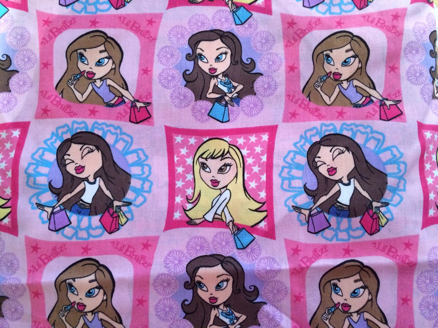 Very rare Lil' Bratz Fabric featuring the Bratz by TheBlushingIris