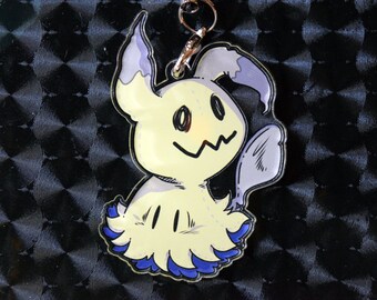 Pokemon Sun Moon 2 Inch Double-Sided Mimikyu Charm
