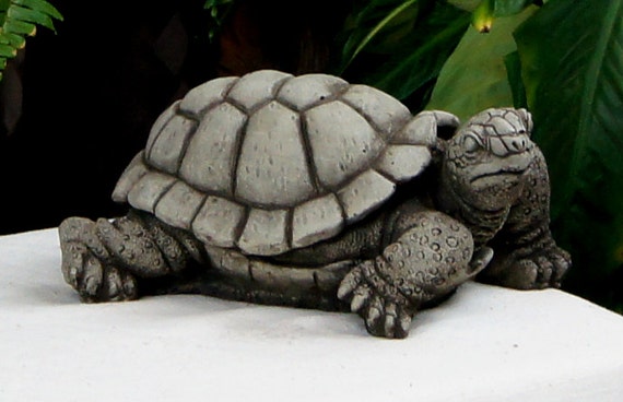 Turtle Concrete Garden Statue Cement Turtles Figure Cast Stone