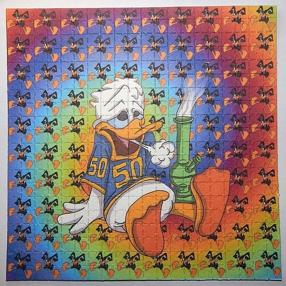 Psychedelic Blotter Art Print perforated sheet by