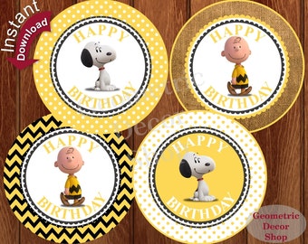 Peanuts Photo Booth Props Charlie Brown by DazzlingPrintables