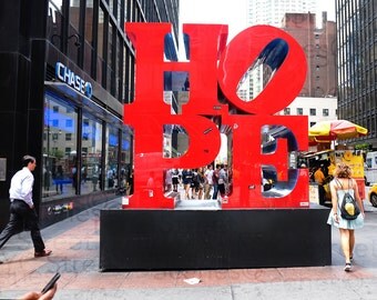 HOPE Print© - NYC Street Scenes - Color Photography