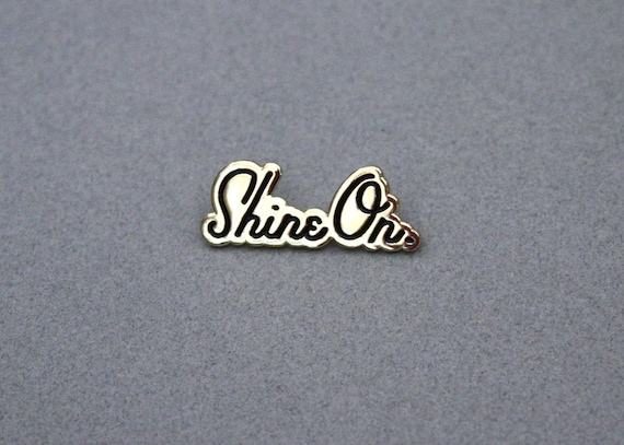 Shine On Enamel Pin by OddsandSodsCo on Etsy