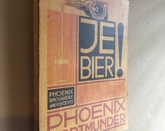 Je Bier! Artwork/wood print