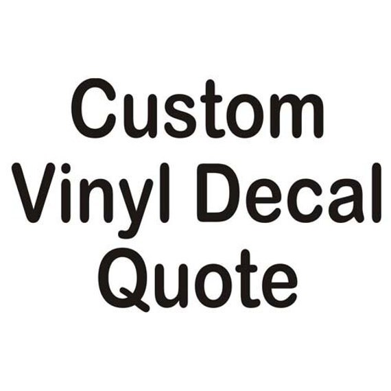 Items similar to Vinyl Decals on Etsy