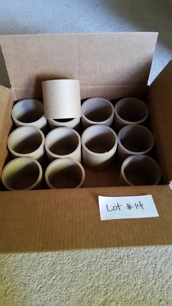 Items similar to 12 Thick Cardboard Tubes/Shrink wrap rolls Lot 14 on