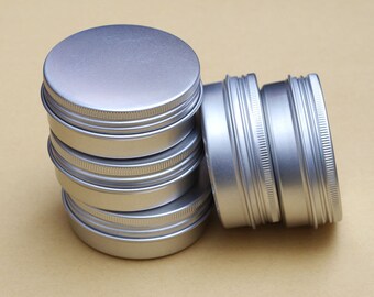 60ML Aluminum storage box 68*25*0.3mm diy metal boxes