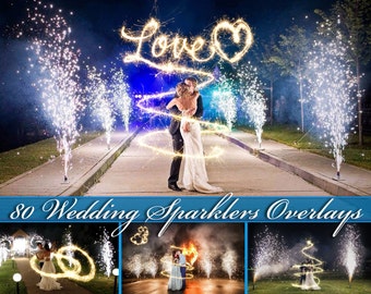 80 Wedding Sparklers Photoshop Overlays Wedding Sparklers Overlays Sparklers Clipart Sparklers Photo Overlays Wedding Sparklers Overlays