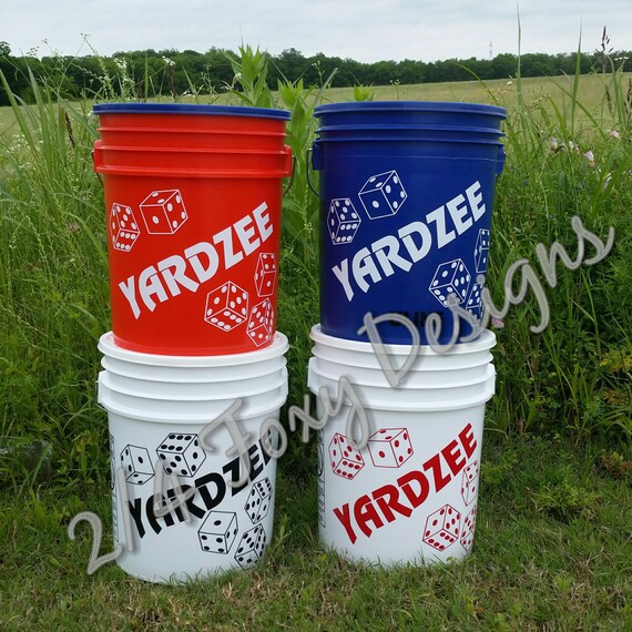 Yardzee Bucket ONLY / Yardzee Yard Game / Yahtzee