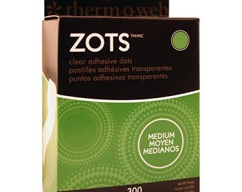 Zots Clear Adhesive Dots Medium - Clear Circle Dots - Raised Circle Dots - Clear Adhesive Dots - Medium Adhesive Dots - Paper Craft Dots