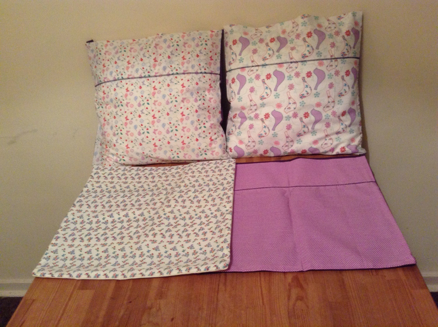 Set of 4 cushion covers by SGKFDesigns on Etsy