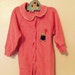 RARE Pink Vintage Paddington Bear romper sleeper 12-18 months boy or girl 80's Healthtex Tiny Tots