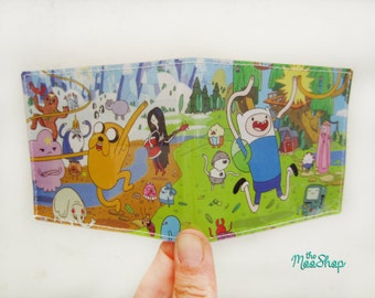 Vinyl Wallet - Adventure Time - Handmade