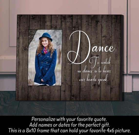 Picture Frame Dance Team Personalized Picture Frame Gift