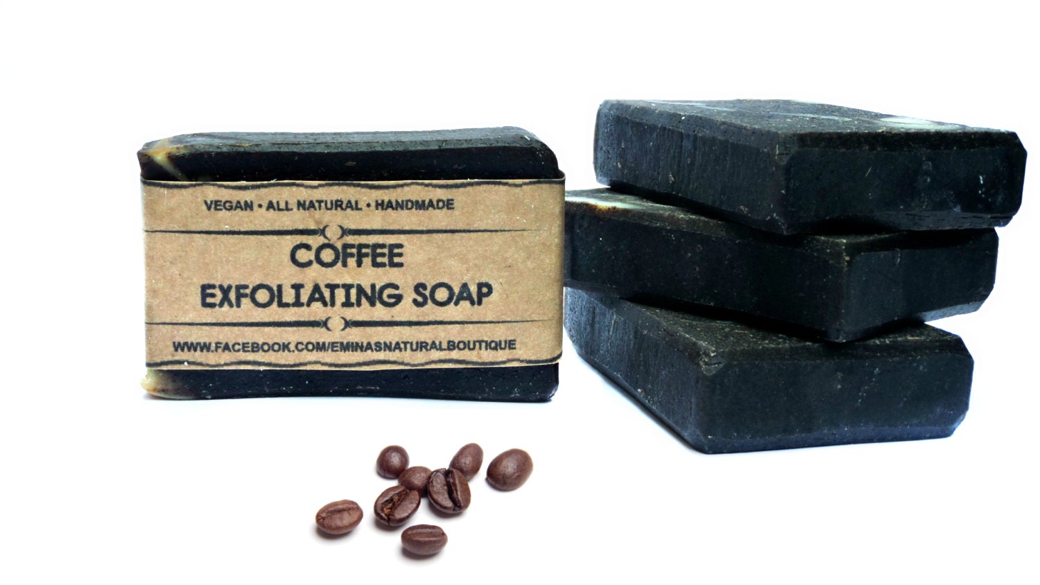 Coffee Scrub Soap Vegan Body ScrubExfoliating Soap Scrub