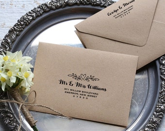 Printable Envelope Template, Wedding Address Template, Editable Text, Calligraphy Stamp, Instant Download, A7, A1, PDF Template