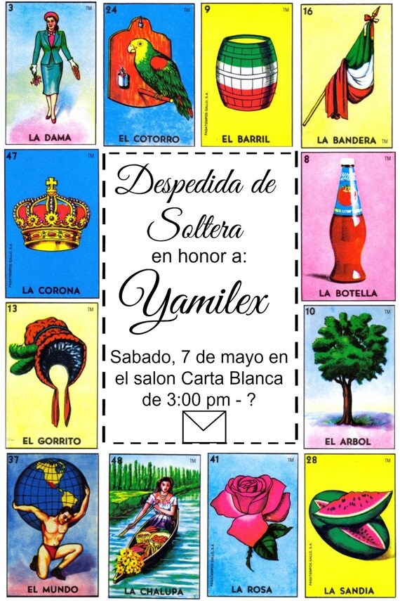 La Loteria Invitation By LizbethsPhotoEditing On Etsy