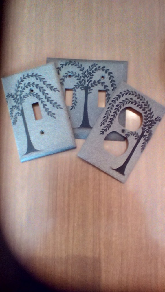 Items similar to Single Light Switch Plate Switch Plate Covers Willow