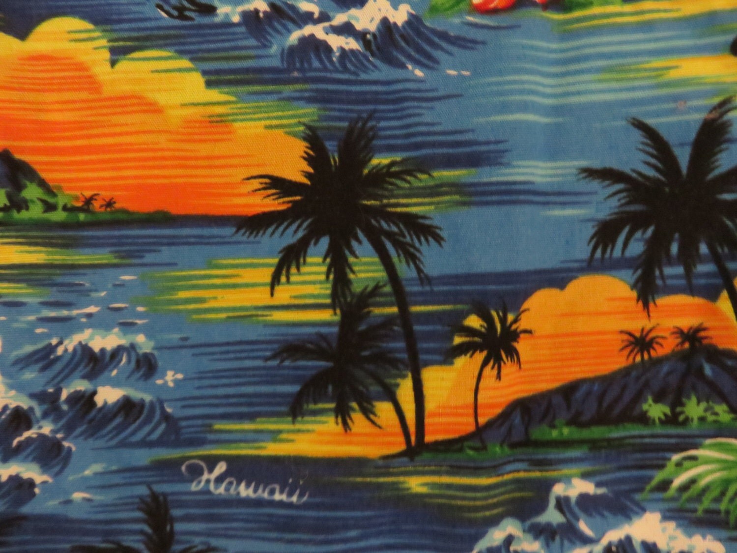 Vintage Hawaiian Shirt 90s E&K FASHION by OahuLewsShirtShack