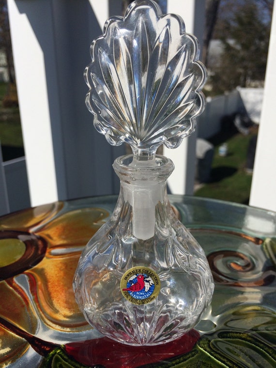 Vintage Lead Crystal Perfume Bottle