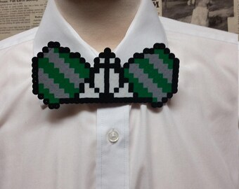 Slytherin Perler Bow Tie