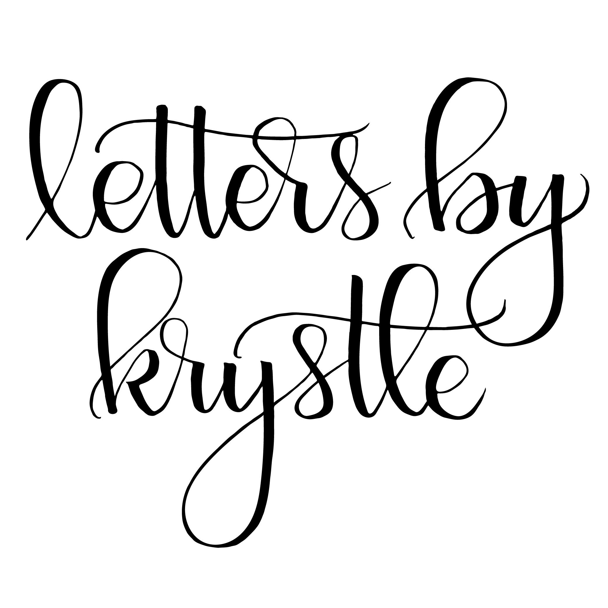 Hand Lettered Wall Prints Wooden Signs by LettersByKrystle
