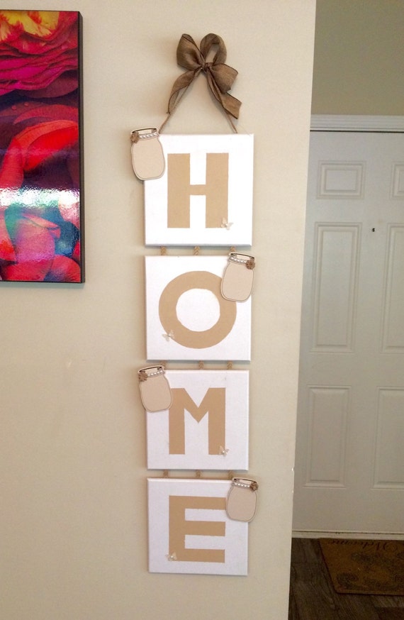 Items similar to HOME Wall Hanging on Etsy