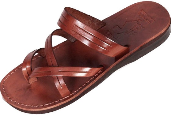 Biblical sandals Men Sandals CRISS CROSS leather by romeobelts