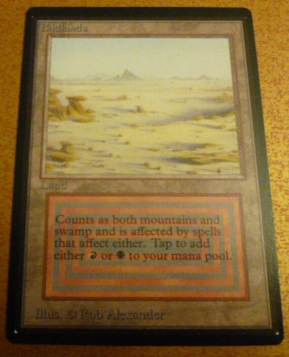 Magic the Gathering Badlands Dual Land Highest by BestMTGproxy