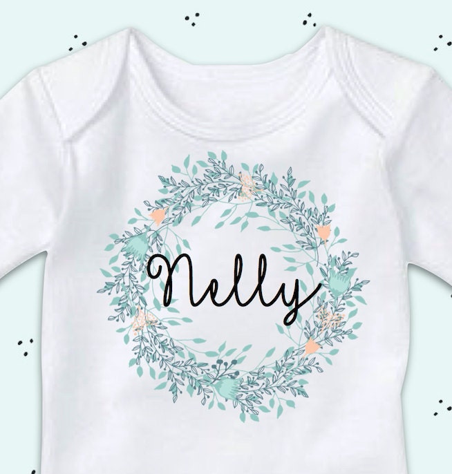 Custom Name Personalized Baby Clothes personalized baby