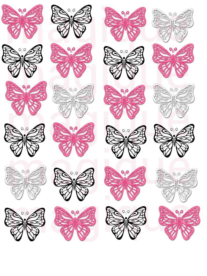 Printable Butterfly Stickers | butterfly stickers printable planner stickers by magiqueprints Printable Butterfly Stickers | butterfly stickers printable planner stickers by magiqueprints