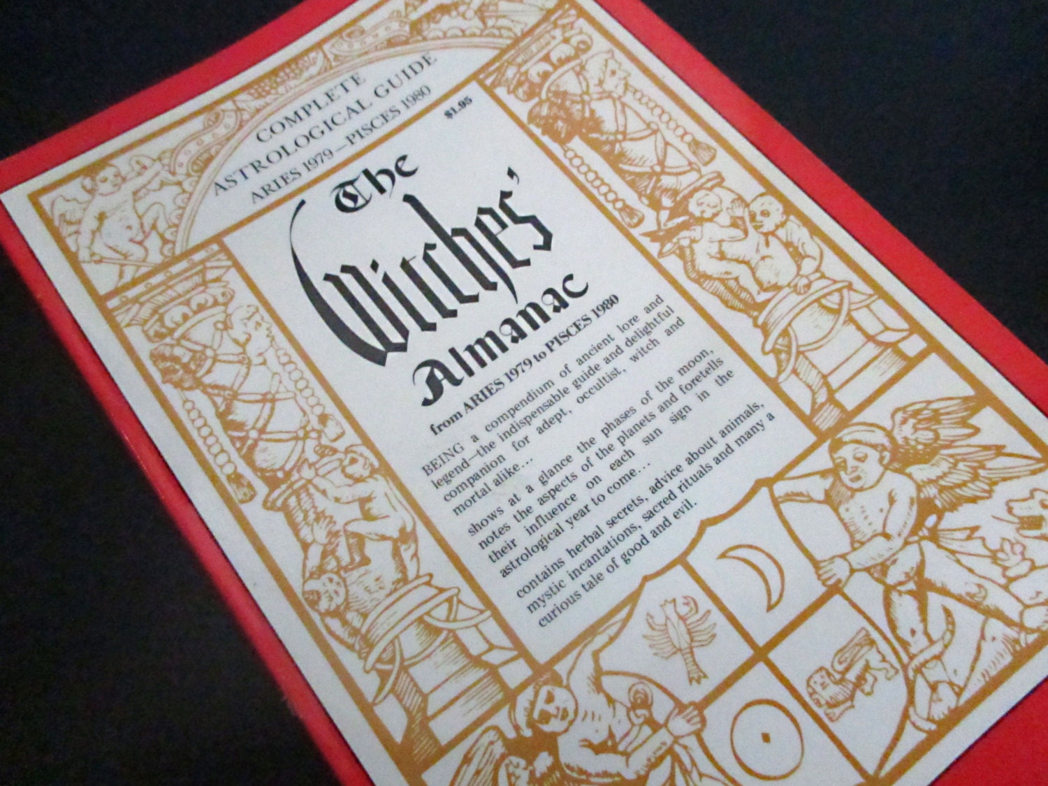 WITCHES' ALMANAC 1979 1980 Vintage Occult Book Vintage