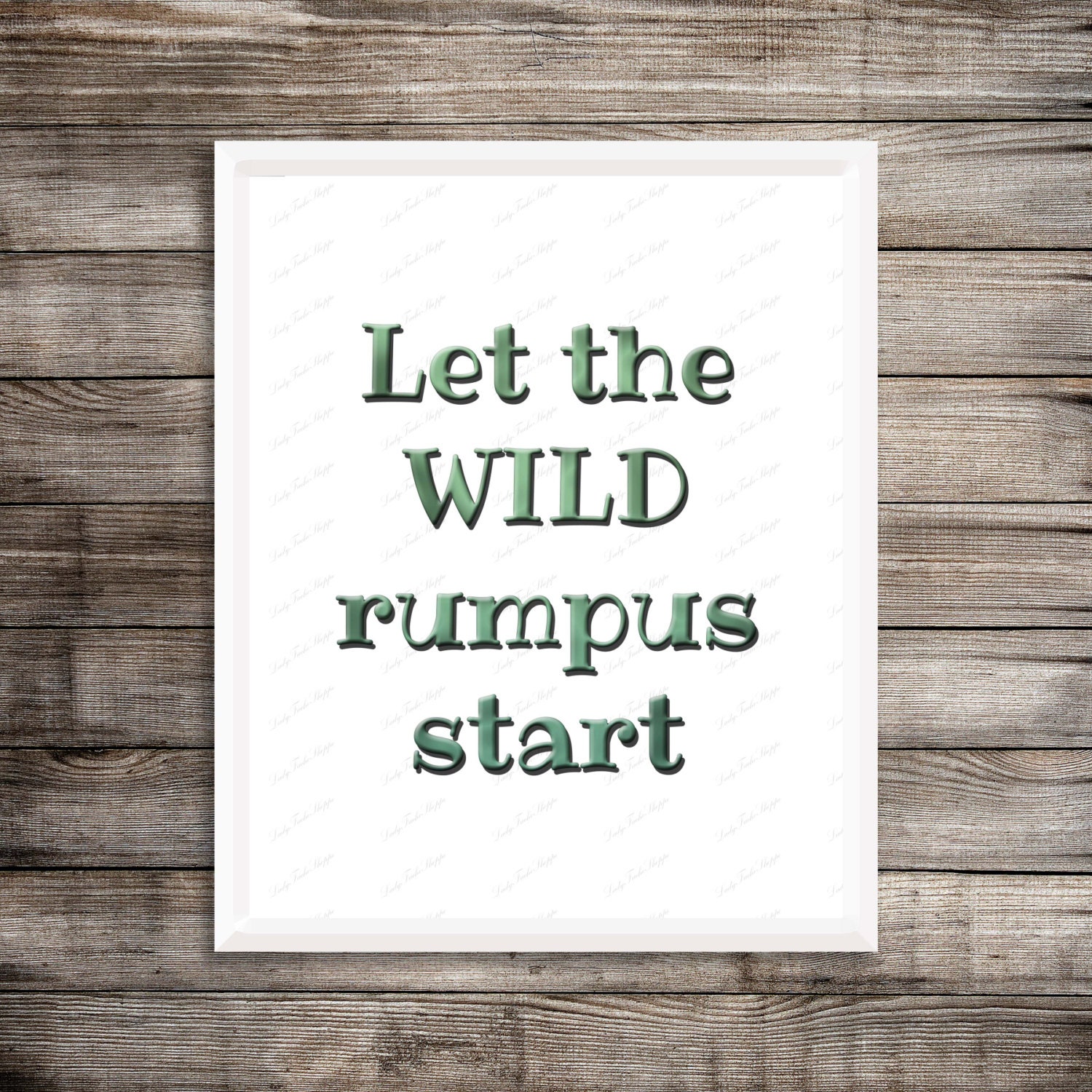 Let the Wild Rumpus Start Digital Wall Art by
