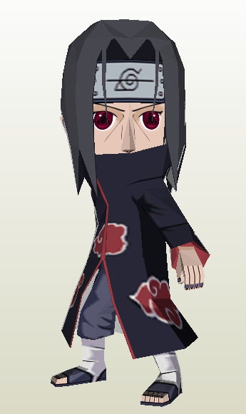 PaperCraft Model Itachi Uchiha Chibi Naruto By WorldPaperCraft