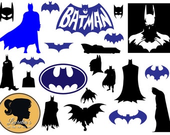 Batman svg, silhouette , dxf, clipart, SVG files for Silhouette Cameo or Cricut, , vector, .svg, dxf eps