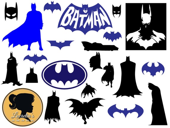 Download Batman svg silhouette dxf clipart SVG files for