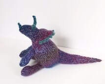 knit dinosaur stuffed animal