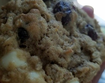 One dozen Oatmeal cranberry white chocolate chip lactation cookies