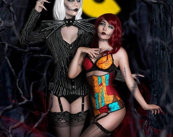 Nightmare Before Christmas Sally Corset Costume