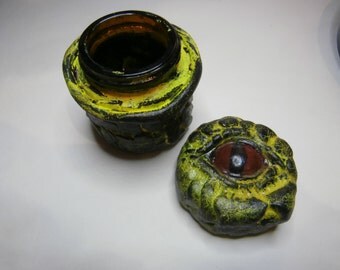 Yellow Dragon Eye Jar
