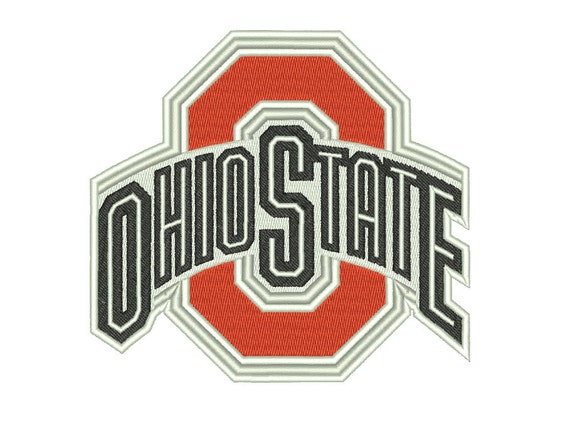 4 Size Ohio State Buckeyes Embroidery By SweetEmbroideryShop