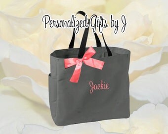 2 Personalized Tote Bag, Monogrammed Gift, Personalizable Tote, Monogrammed Totes, Gift For Her, Cheer Team Dance Bag, Mom Gift, Teacher Bag