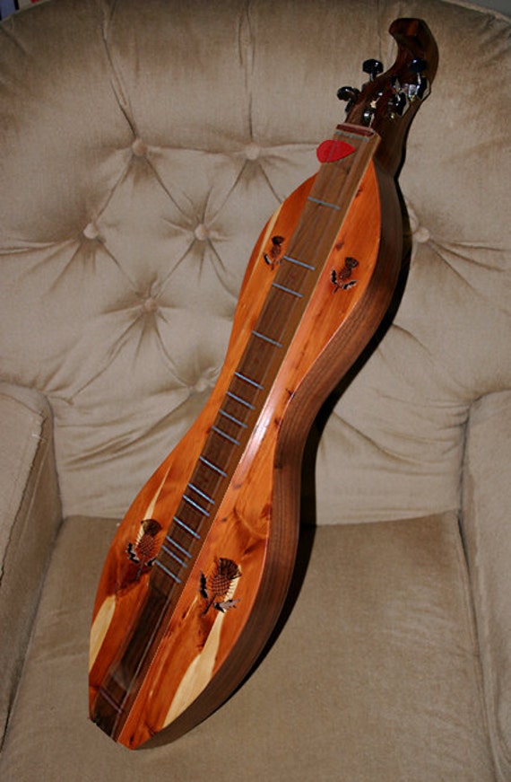 Mountain Dulcimer 4-string Red Cedar by appflutesrebelngrey