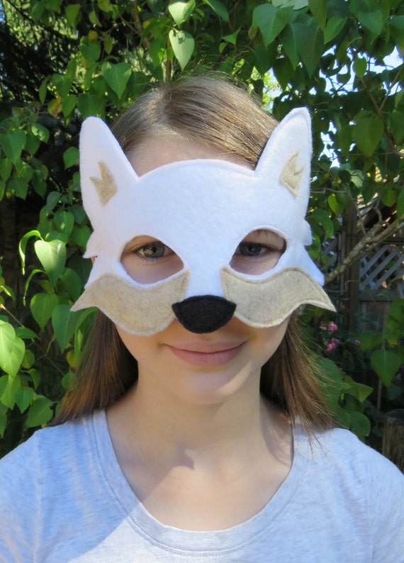 Arctic Fox Mask Fox Mask Arctic Wolf Fox Costume