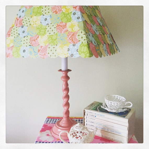 Tropical Punch lamp by emceepaisley on Etsy