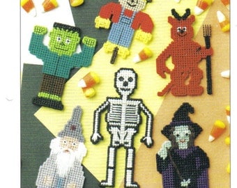 Halloween Fridgies ~ plastic canvas pattern ~ Annie's