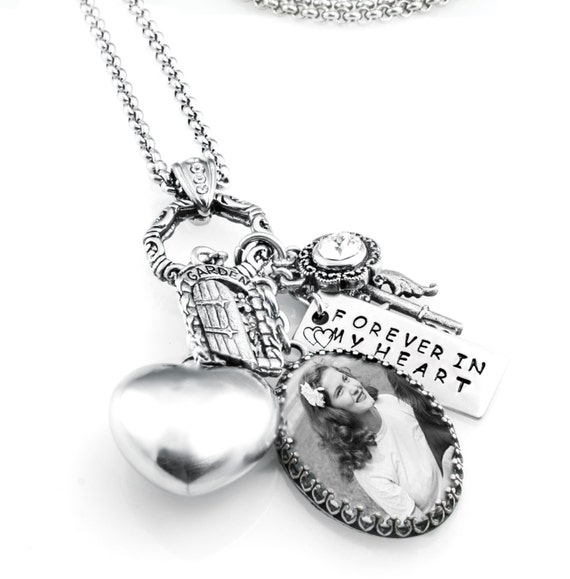 Cremation urn necklace Engraved Charm Personalized Name